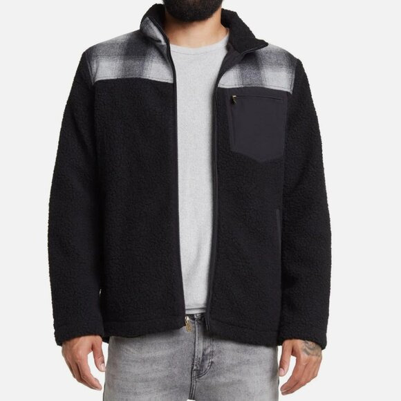 PENDLETON Livingston Faux Shearling Fleece Zip Jacket - Picture 2 of 10